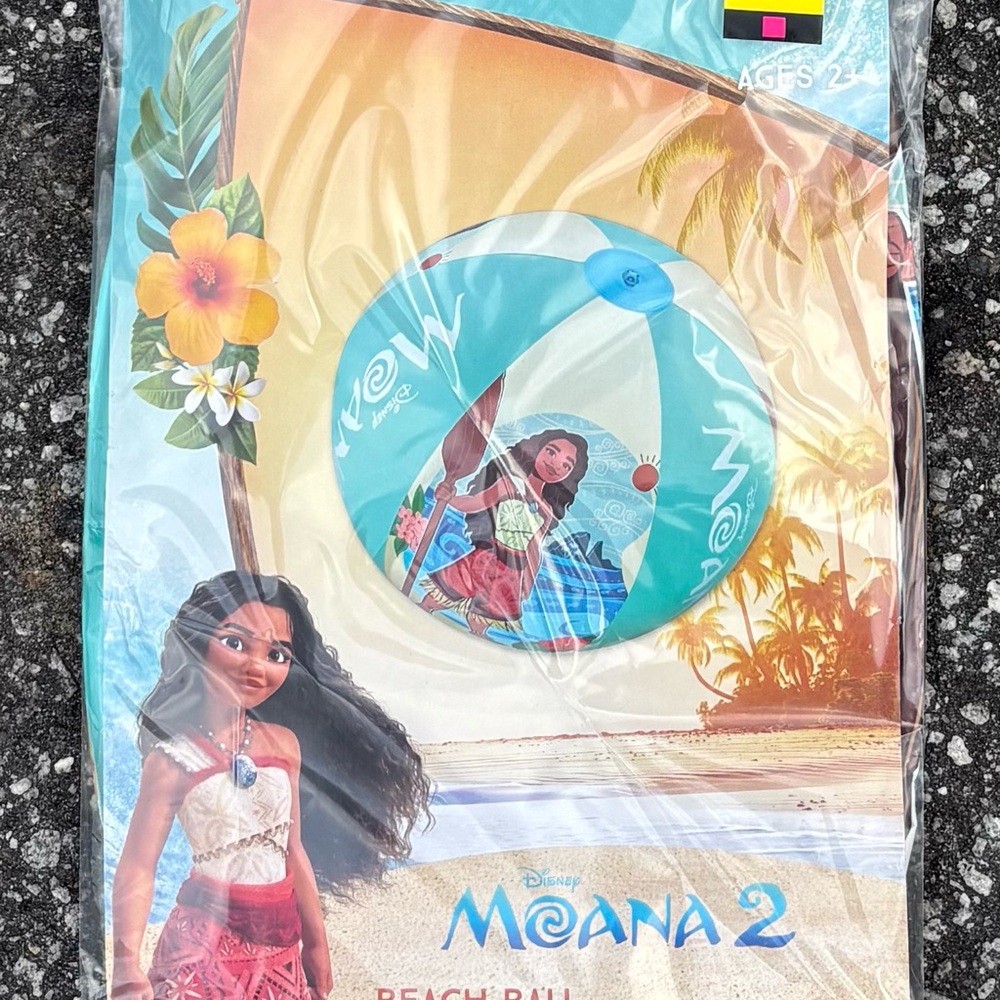 Disney Moana 2 Junior Raft with Blue and Green Design